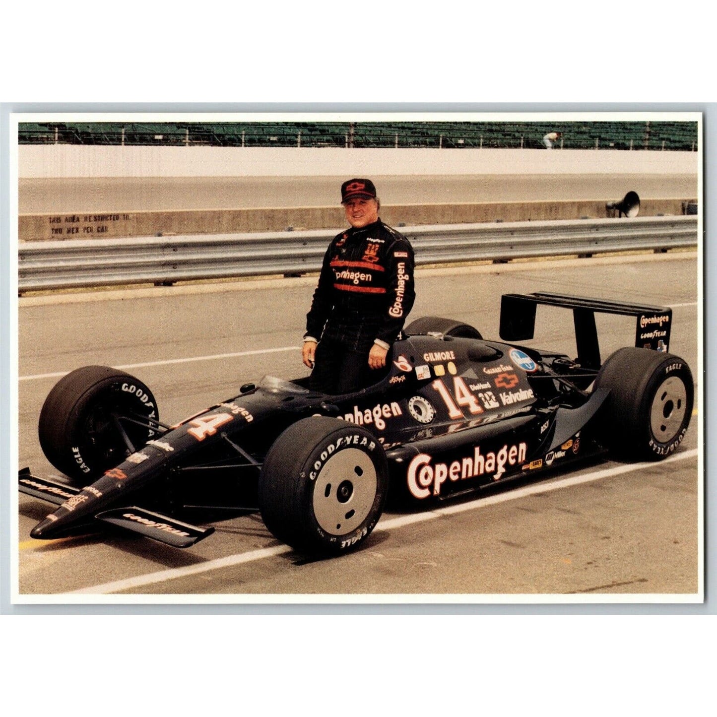 c1990 Indy 500 A. J. Foyt Motor Speedway NOS 4" x 5 3/4" Postcard