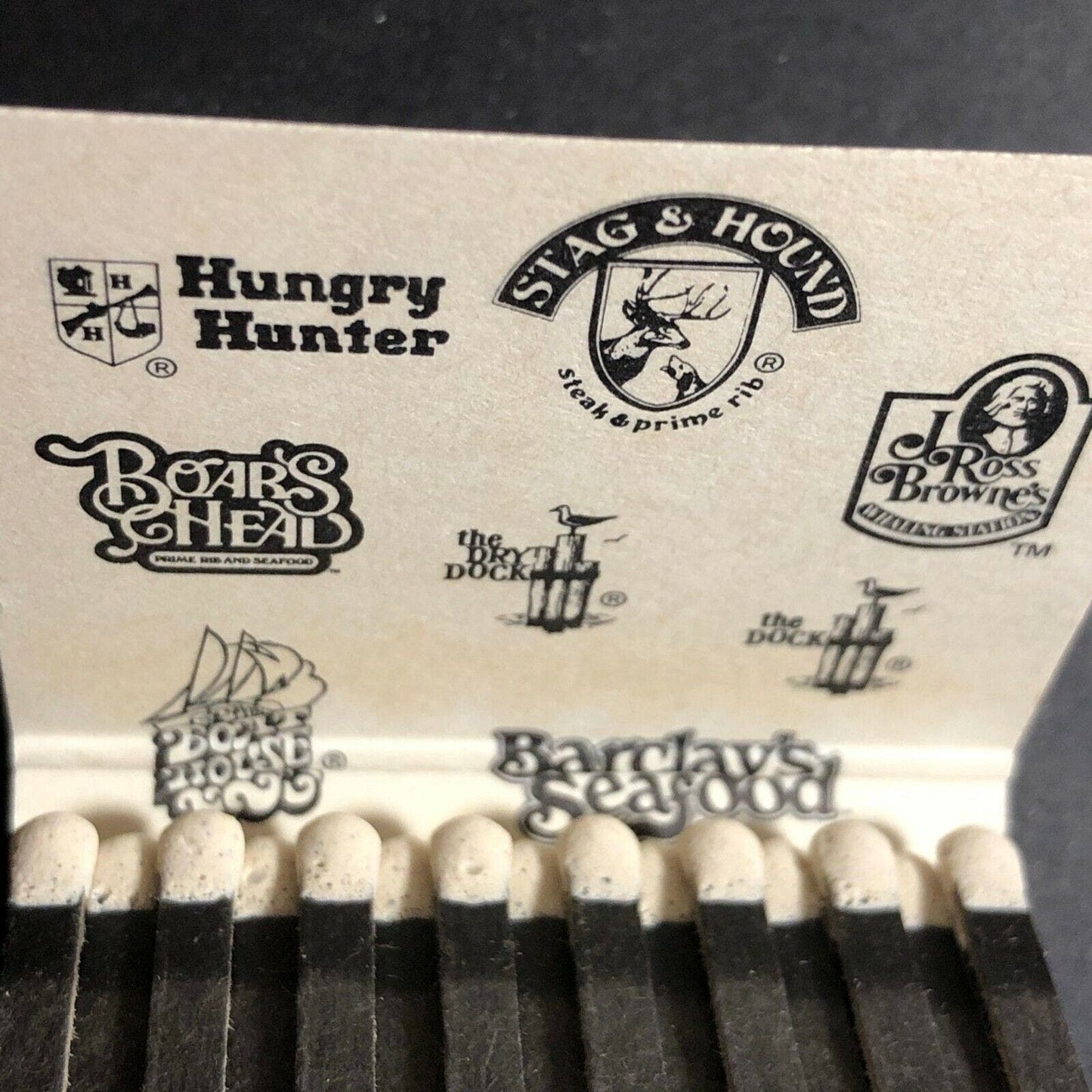 Vintage 1970's-80's Full Matchbook - "Monterey Jack's" Rancho Bernardo, CA