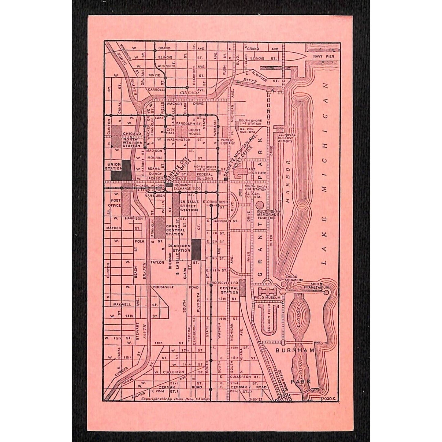 1950 Dearborn Street / Union Street / Pennsylvania Broadway Ltd Notice w/ Map