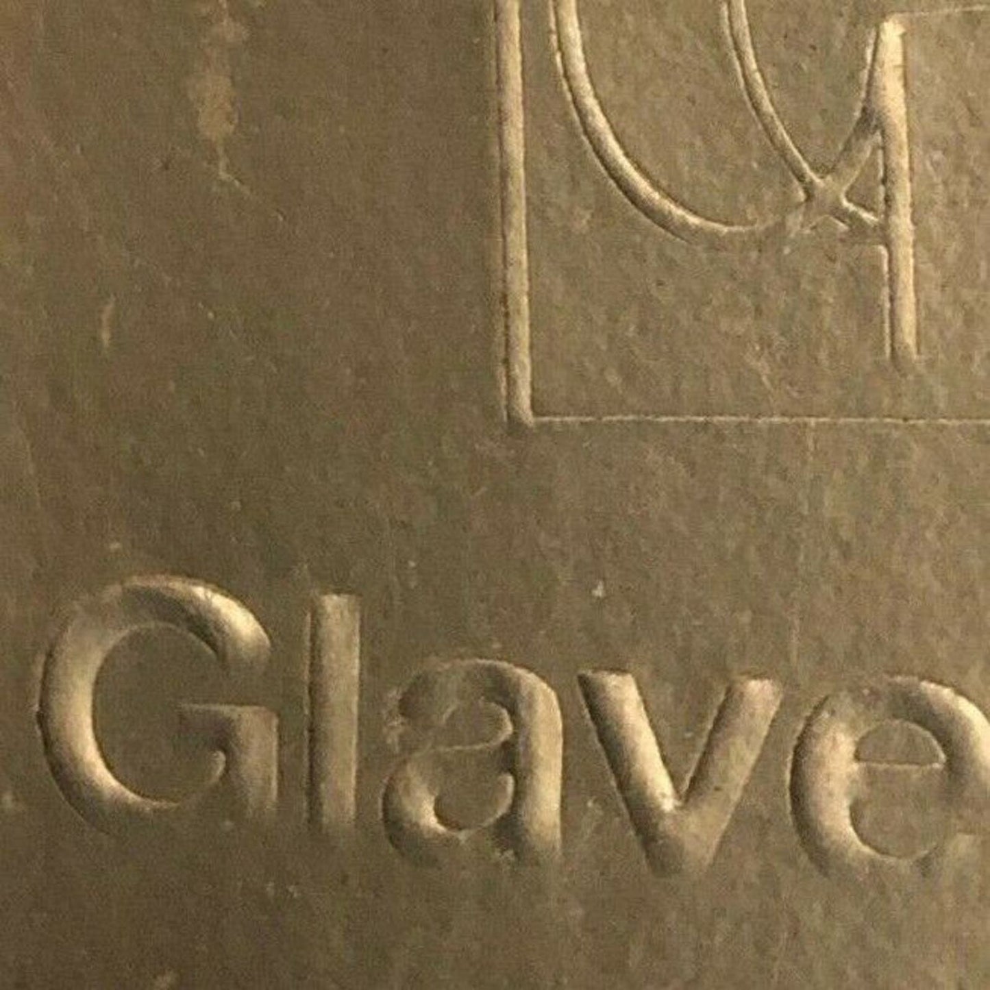 c1970's-80's Wooden Matchbox Matchbook "The Glaverbel"
