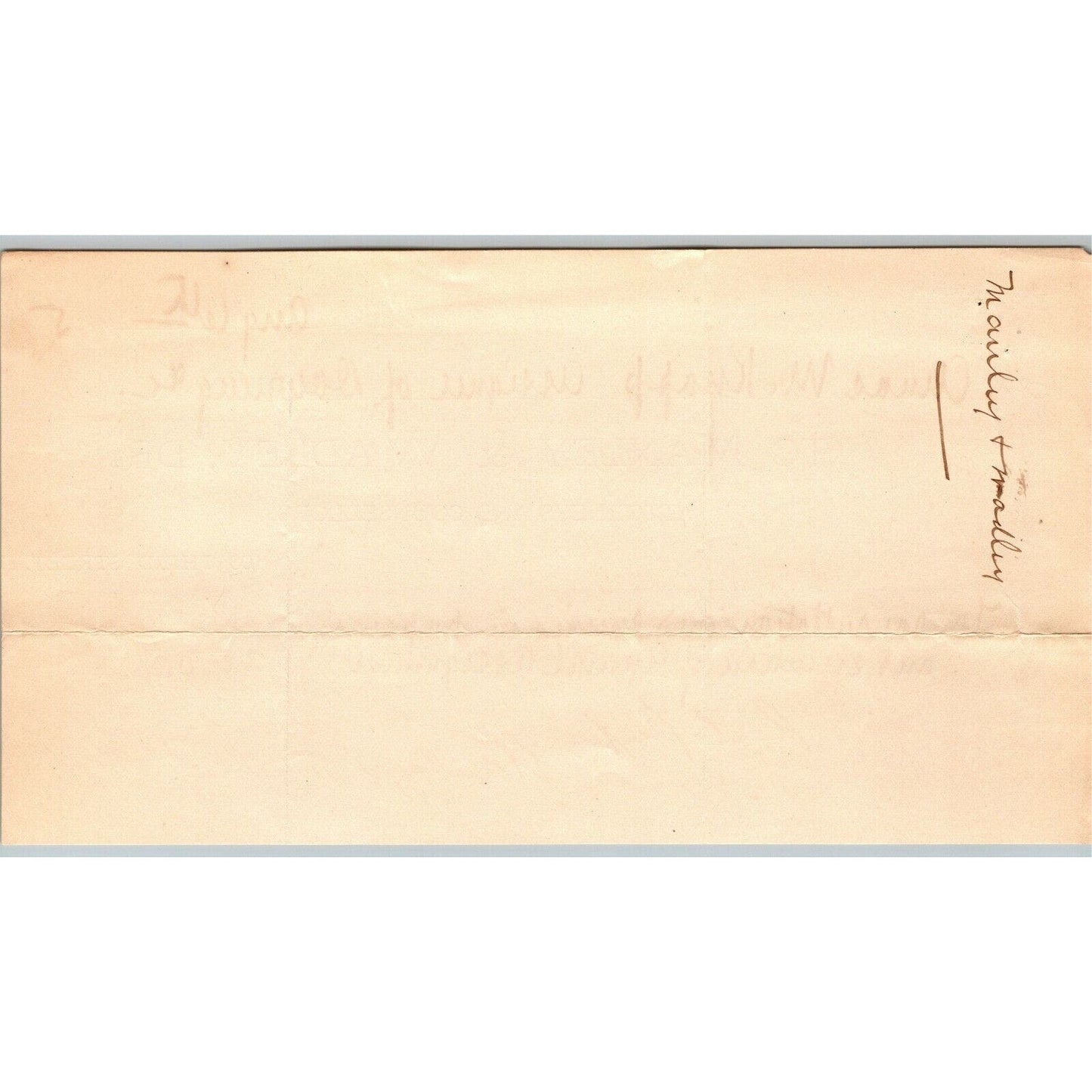 LIC, NY c1895 Letterhead - Manley & Wadley Attorneys and Counsellors Third St.