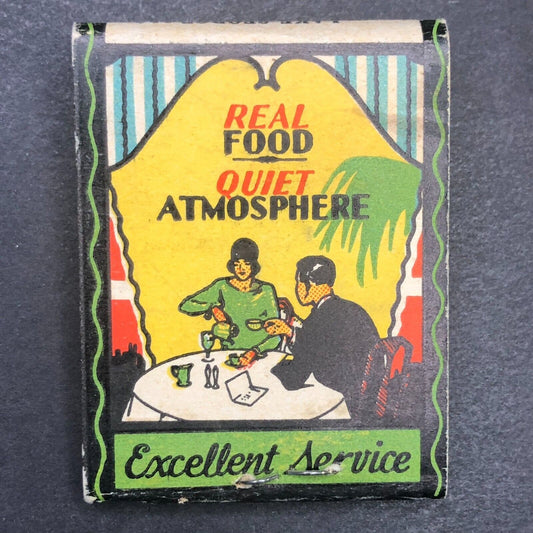 Hermitage Tavern Lake George Glens Falls NY Full Matchbook c1935-40's VGC Scarce
