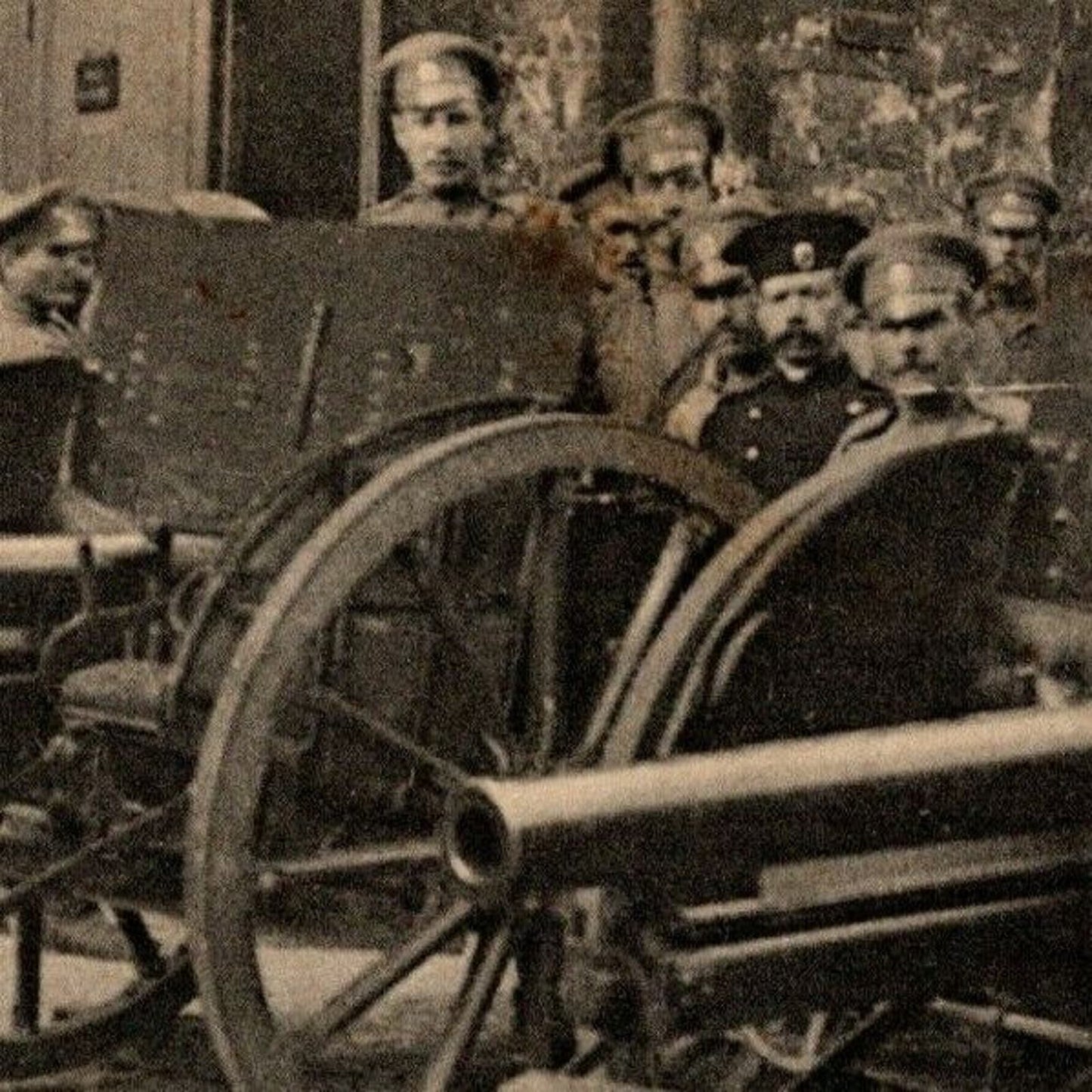 c1914 RPPC* Ukrainian / Russian Military Postcard Captured Guns Spoils of War