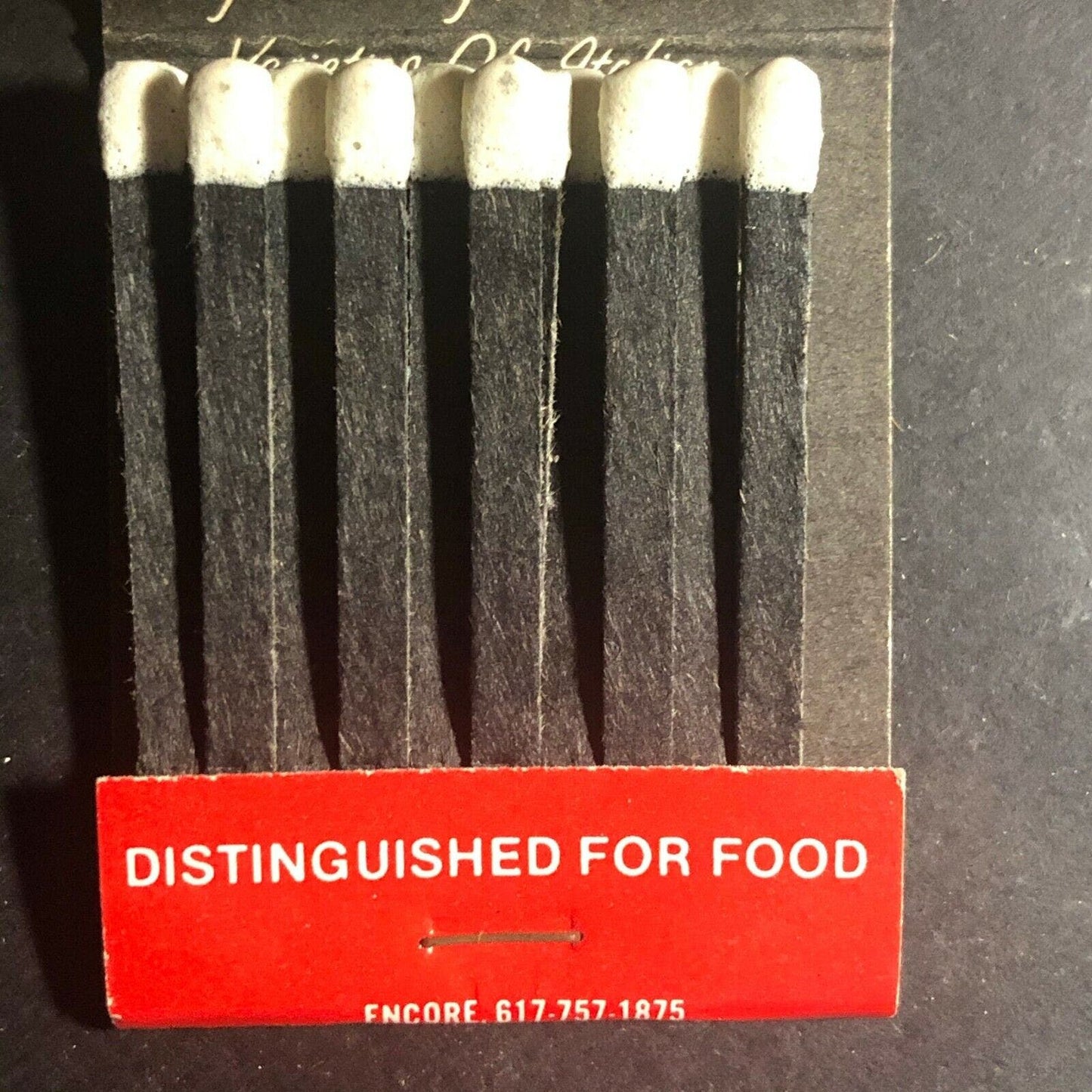 Vintage 1960's-70's Full Matchbook Roni's Restaurant Sturbridge, MA