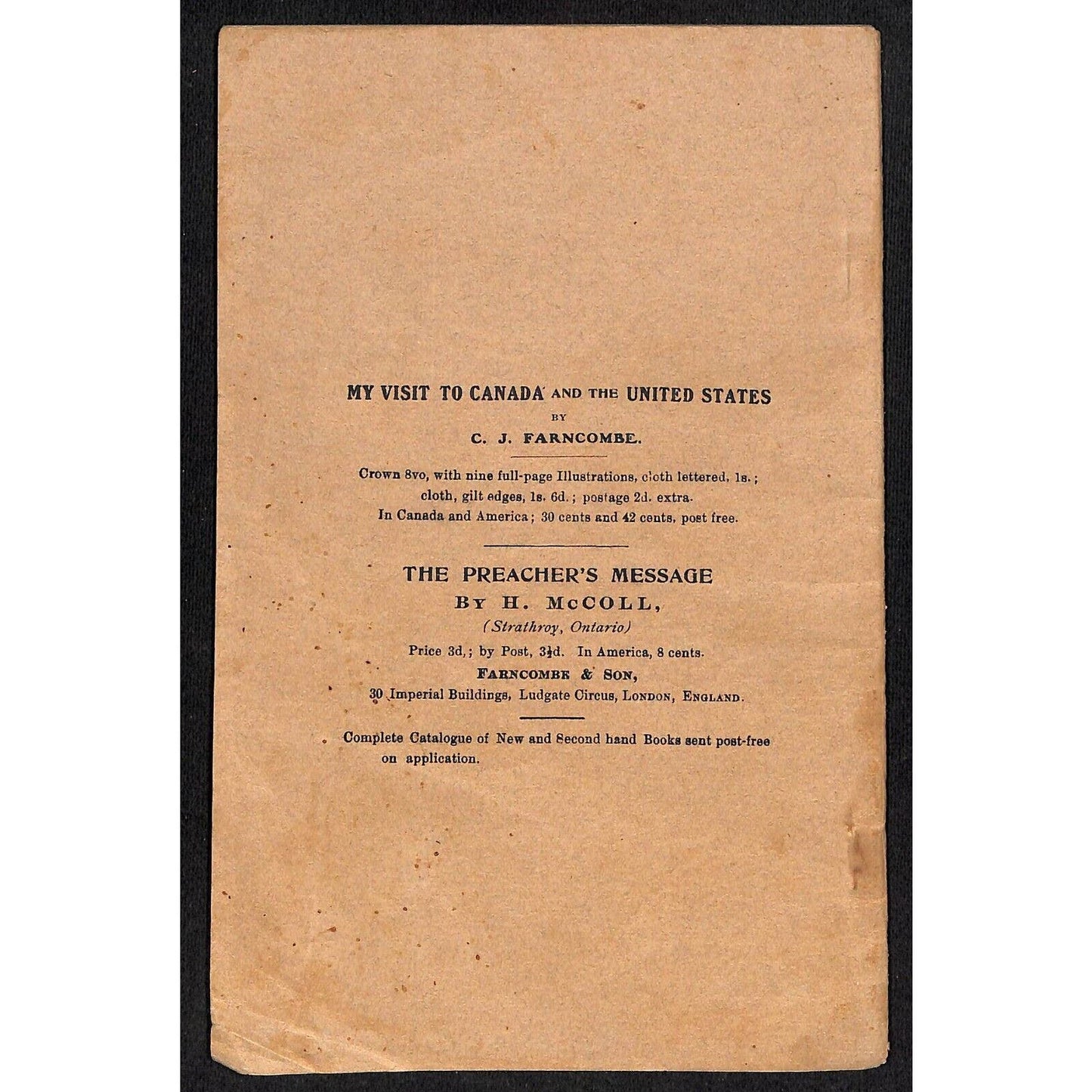 Nashville, TN Oct. 1907 Vol. XVII. No. 1 "The Old Paths" pp290-320 Christianity