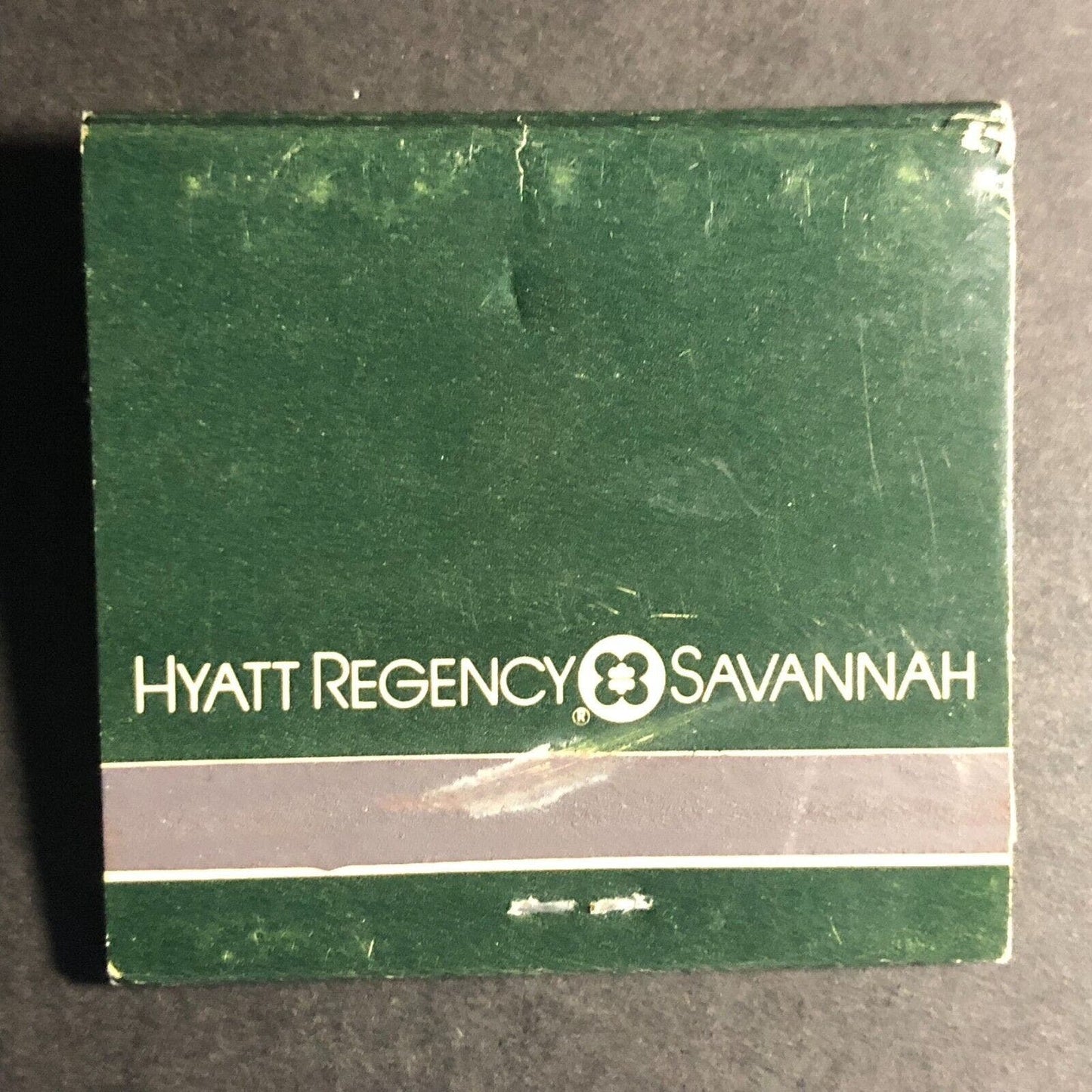 M.D.'s (Restaurant ?) Hyatt Regency Savanna Mostly Full (-1) Matchbook c1980's