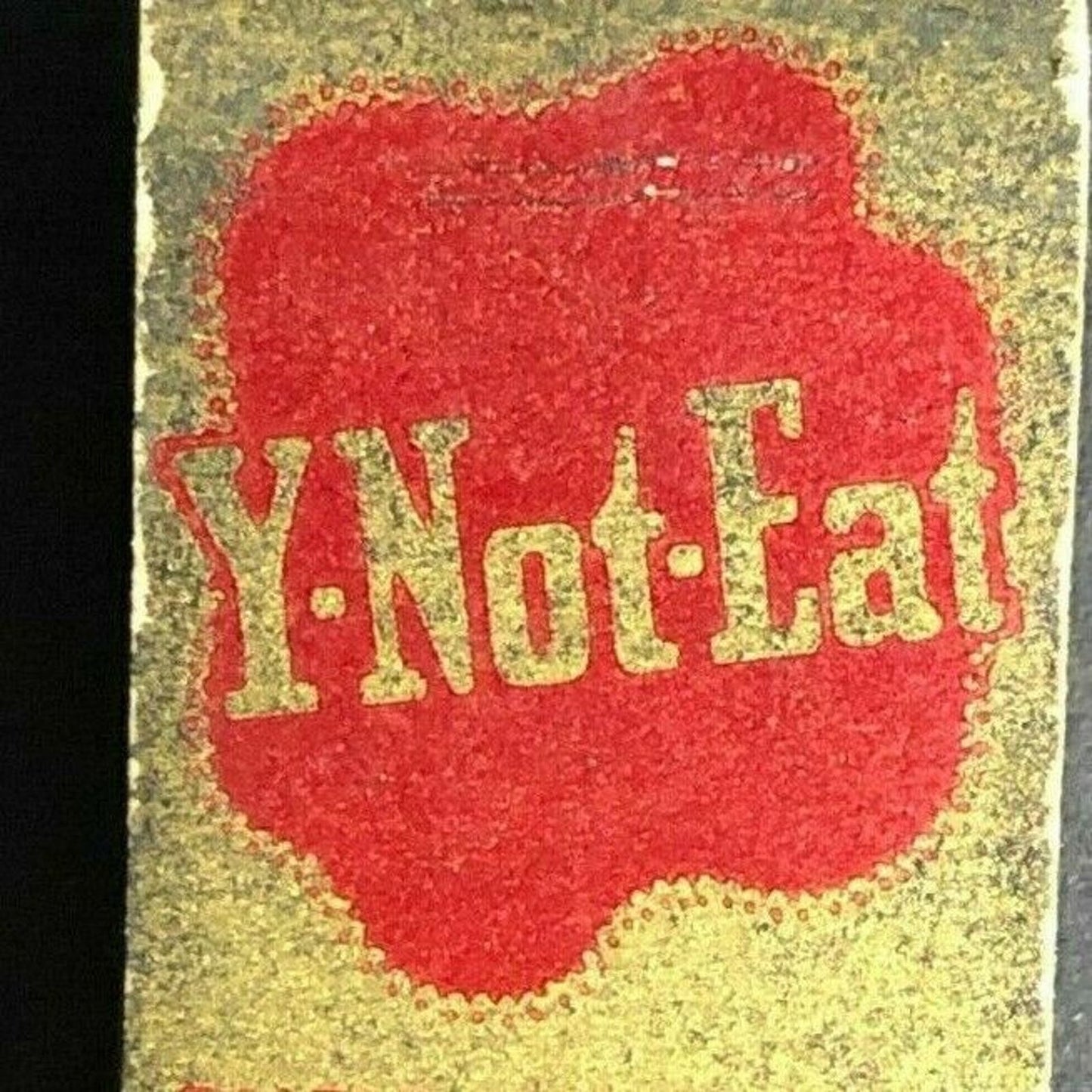 Scarce Vintage c1940's Full Slim 10 Strike Matchbook Y-Not-Eat Glendale, CA