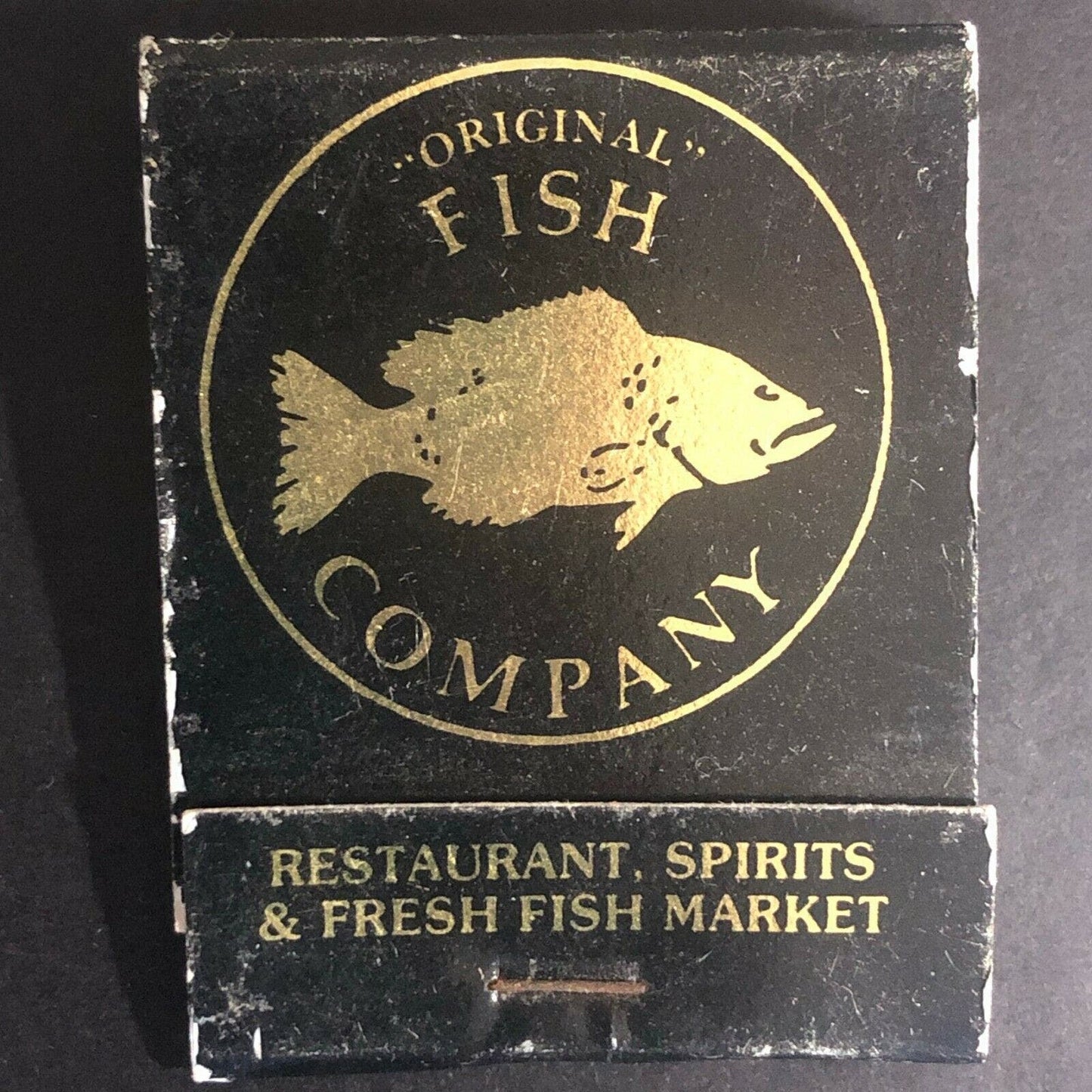 Vintage c1980's Full Matchbook "Original Fish Company" Los Alamitos, CA