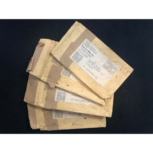 4 1953-54 Gen Mills Wheaties Mini Bicycle License Plate Mailing *Envelopes ONLY*