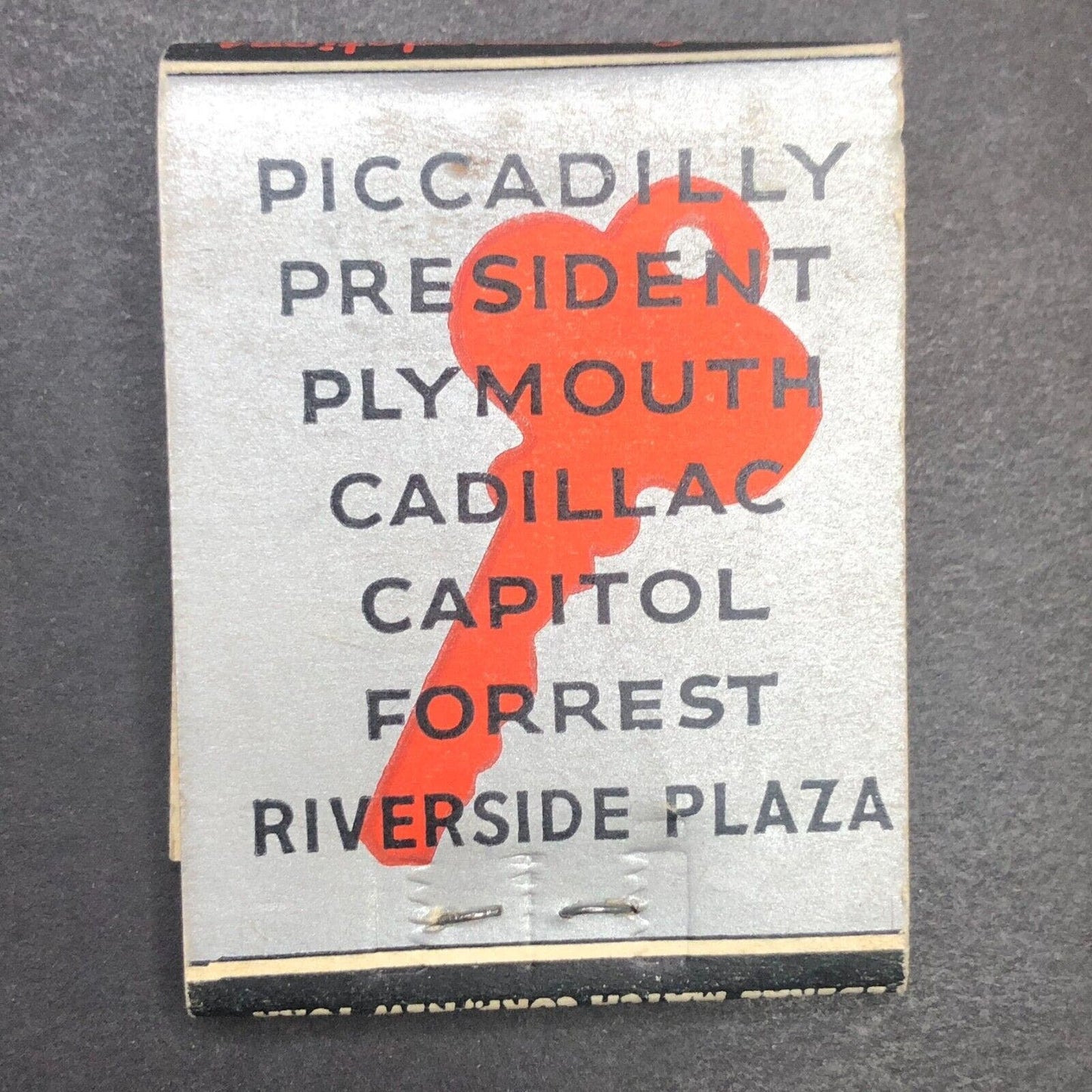 Dreier Hotels Times Square New York Key Full Matchbook c1940's VGC Scarce