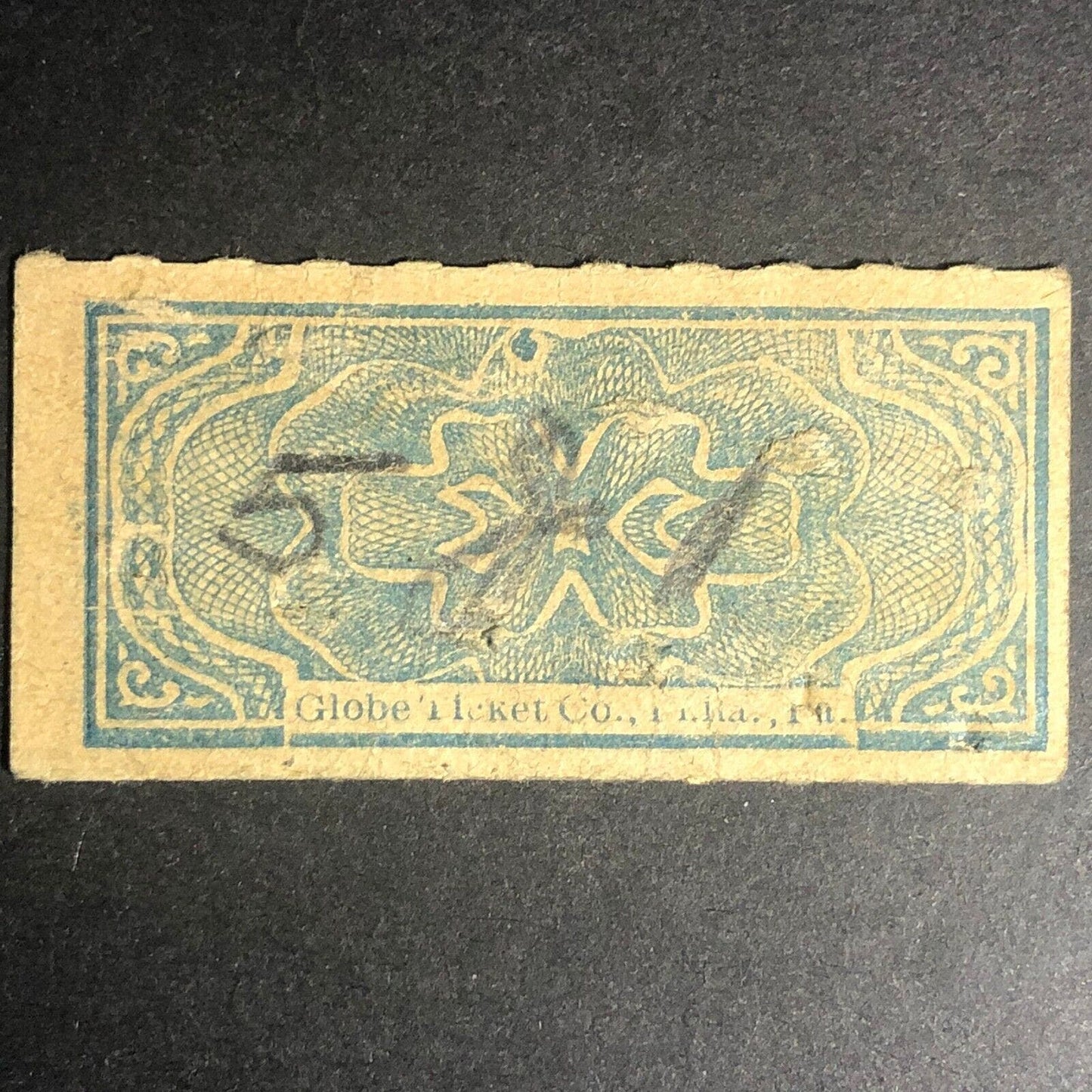 Reading Transit & Light Company G/F - 7 1/2c Ticket Fare / Stub Scarce