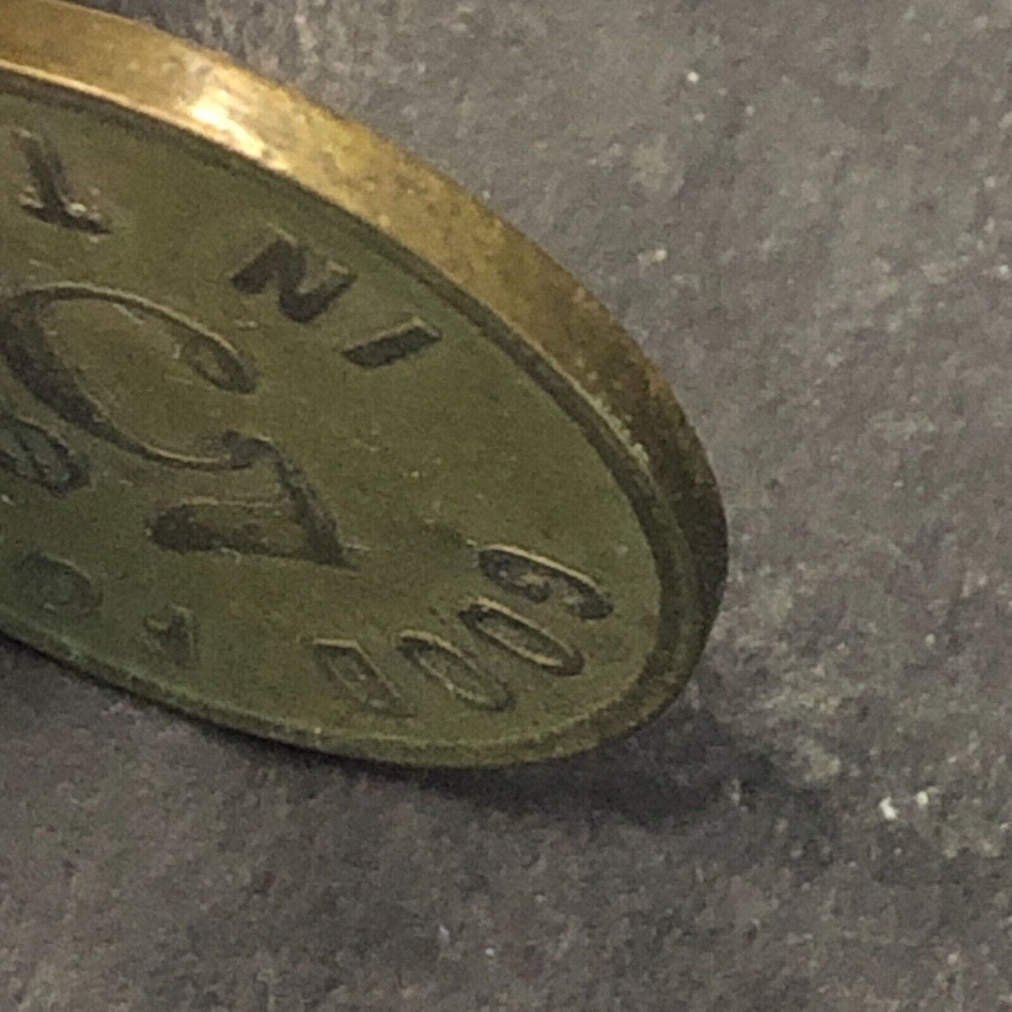 Good For 5¢ In Trade Uniface Token Brass 21mm Unknown