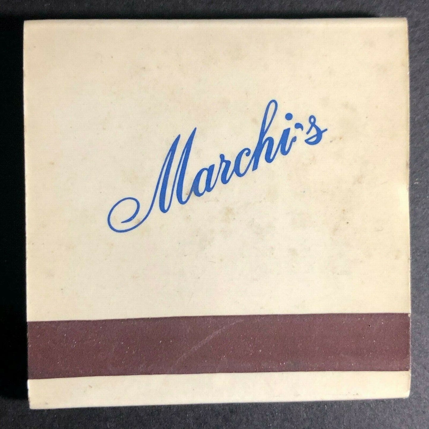 c1970's-80's Full Matchbook Wooden Sticks Marchi's Restaurant E. 31st St NYC