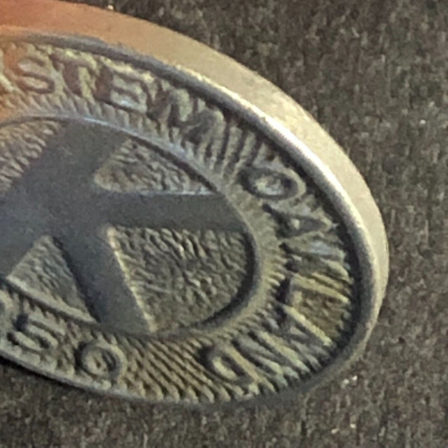 Key System Oakland, CA WM G/F One Local Fare "K" Transit Token 16mm