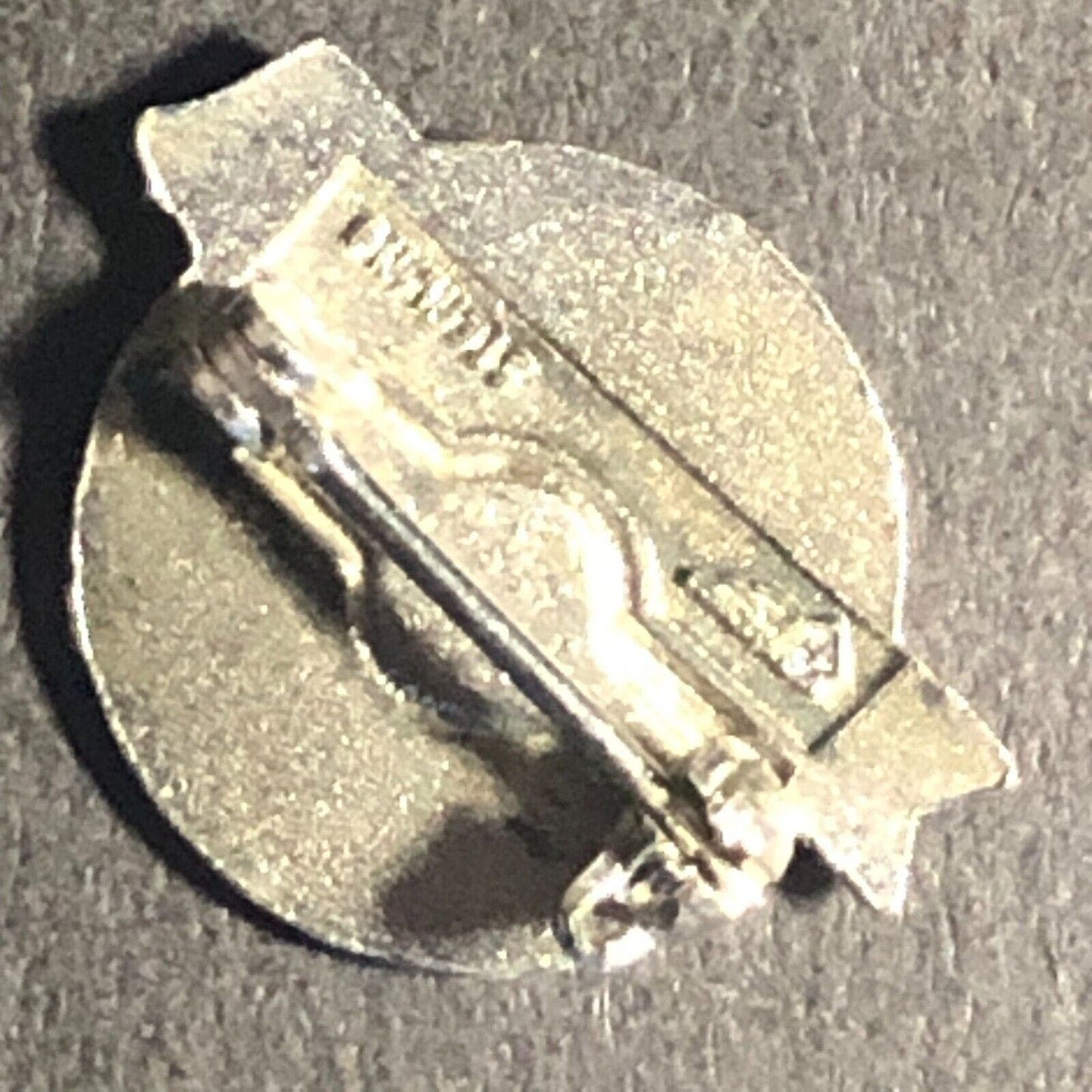 Vintage Stanhome Enameled Lapel Pinback - Marked Sterling