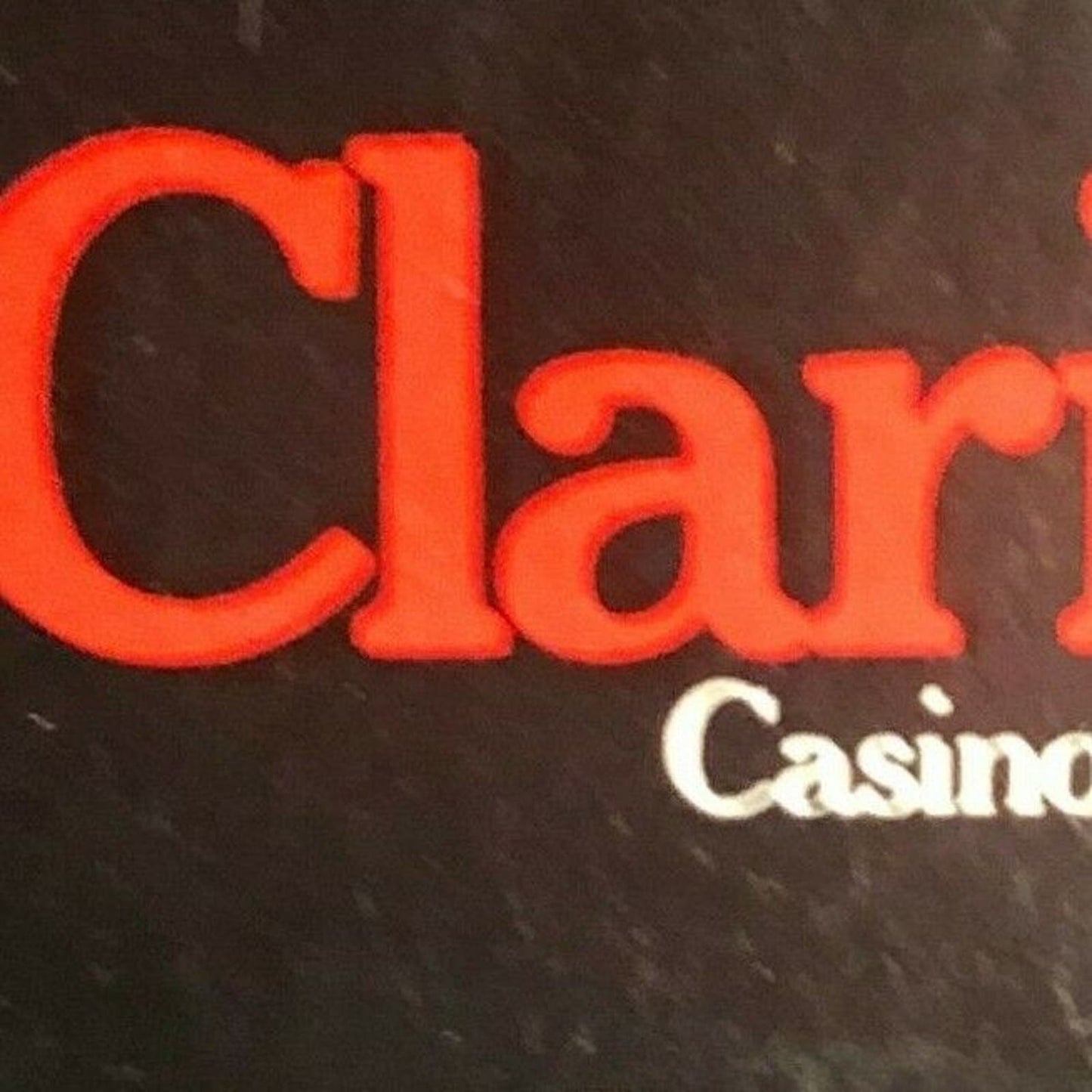 80's Full Matchbook "Claridge Casino Hotel" Atlantic City, NJ