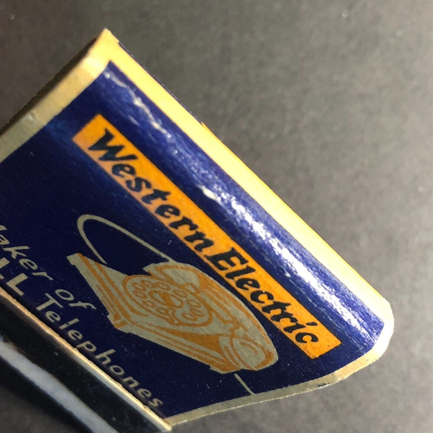 Western Electric Hawthorne Works Bell Telephone Full Matchbook c1930's-40's (#1)