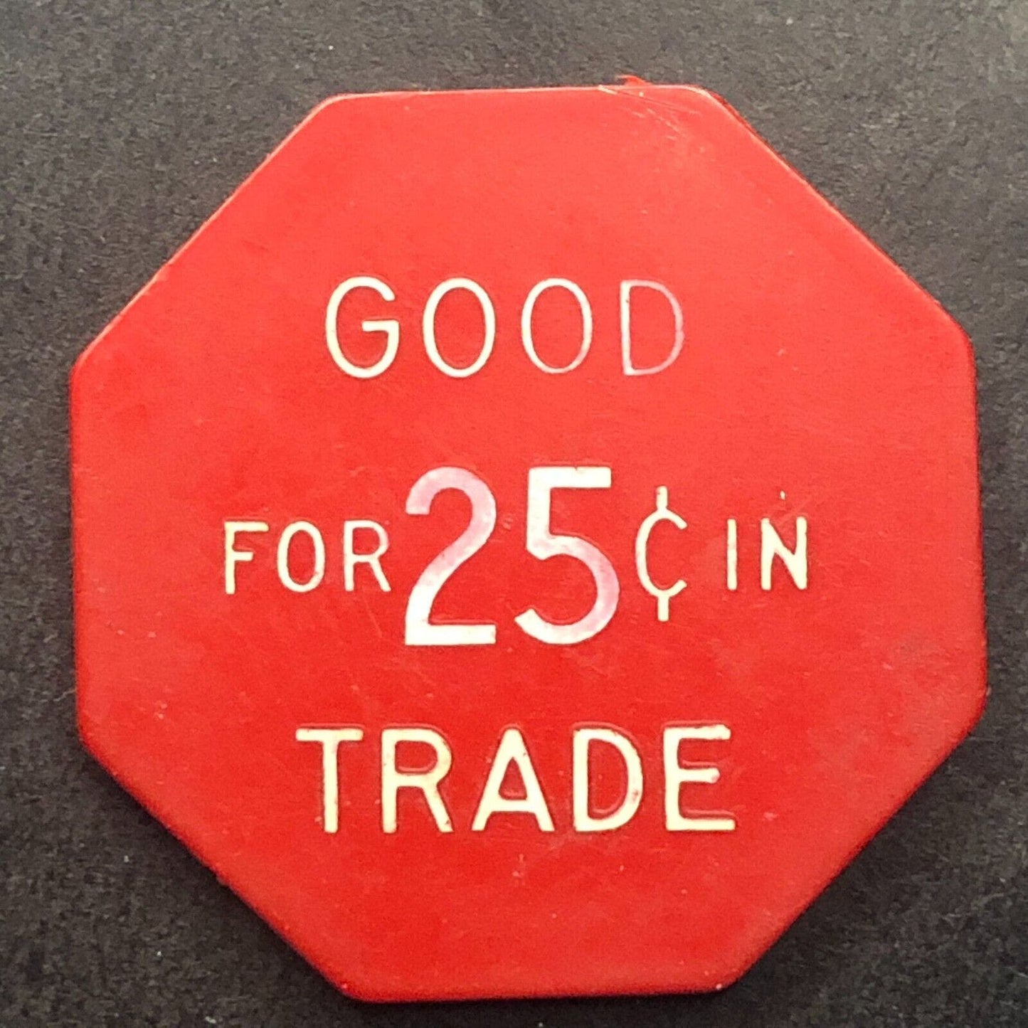 (Willow Grove, PA ?) Silver Lake Lanes Plastic G/F 25c Token 28.5mm c1960's-70's