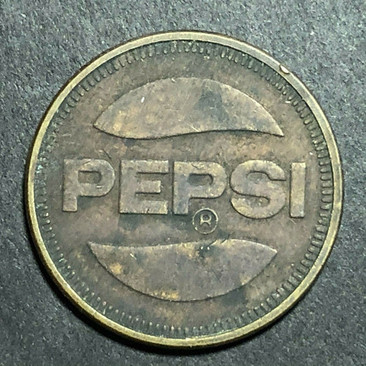 22mm Pepsi Camelot Park Brass Token -- Modesto, CA
