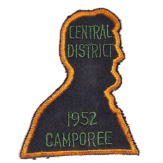 BSA Patch Piankeshaw Council Central District 1952 Lincoln Silhouette ? Scarce