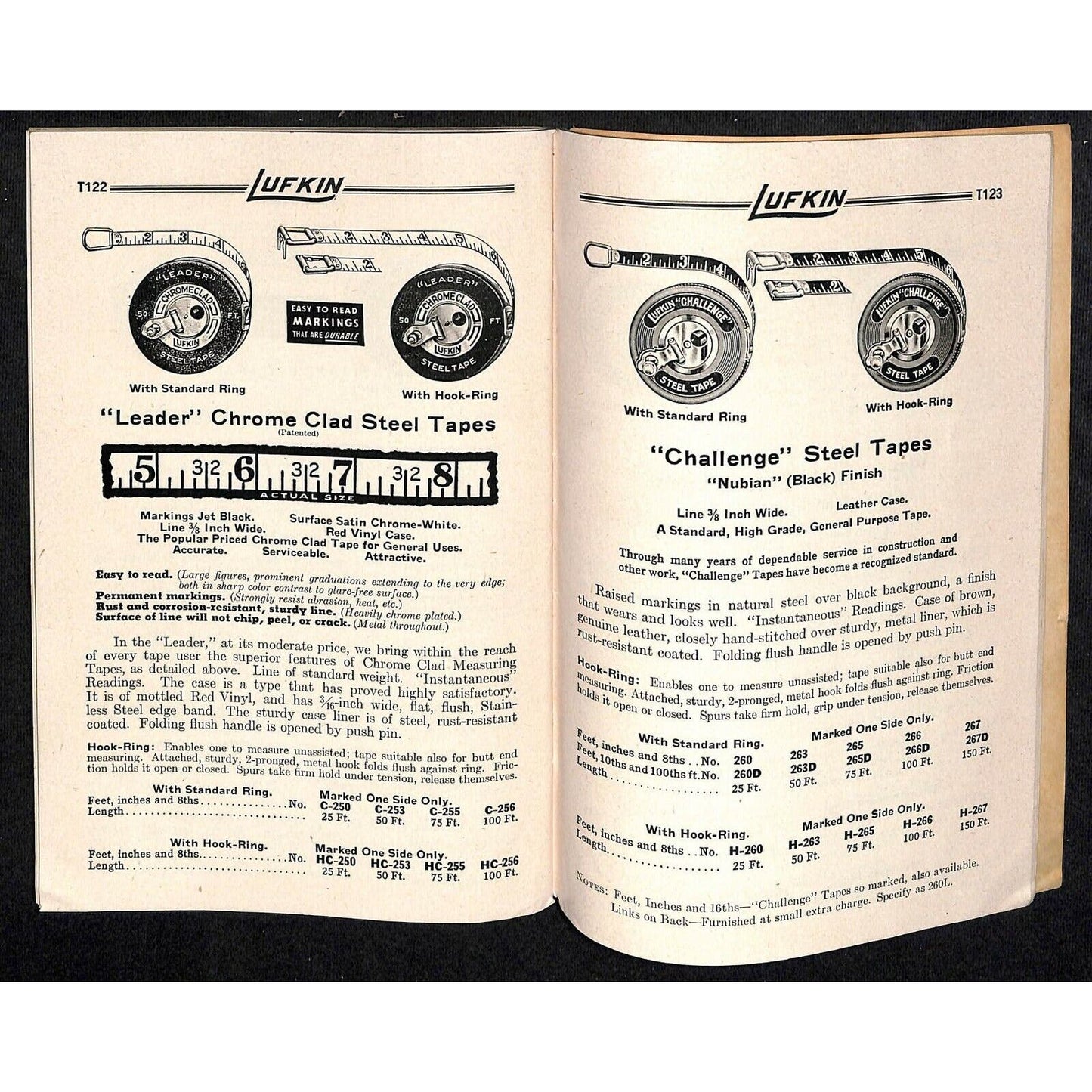 c1950 Lufkin Rule Precision Tools Catalog No. 7 144pp. Mid-City Hardware Chicago