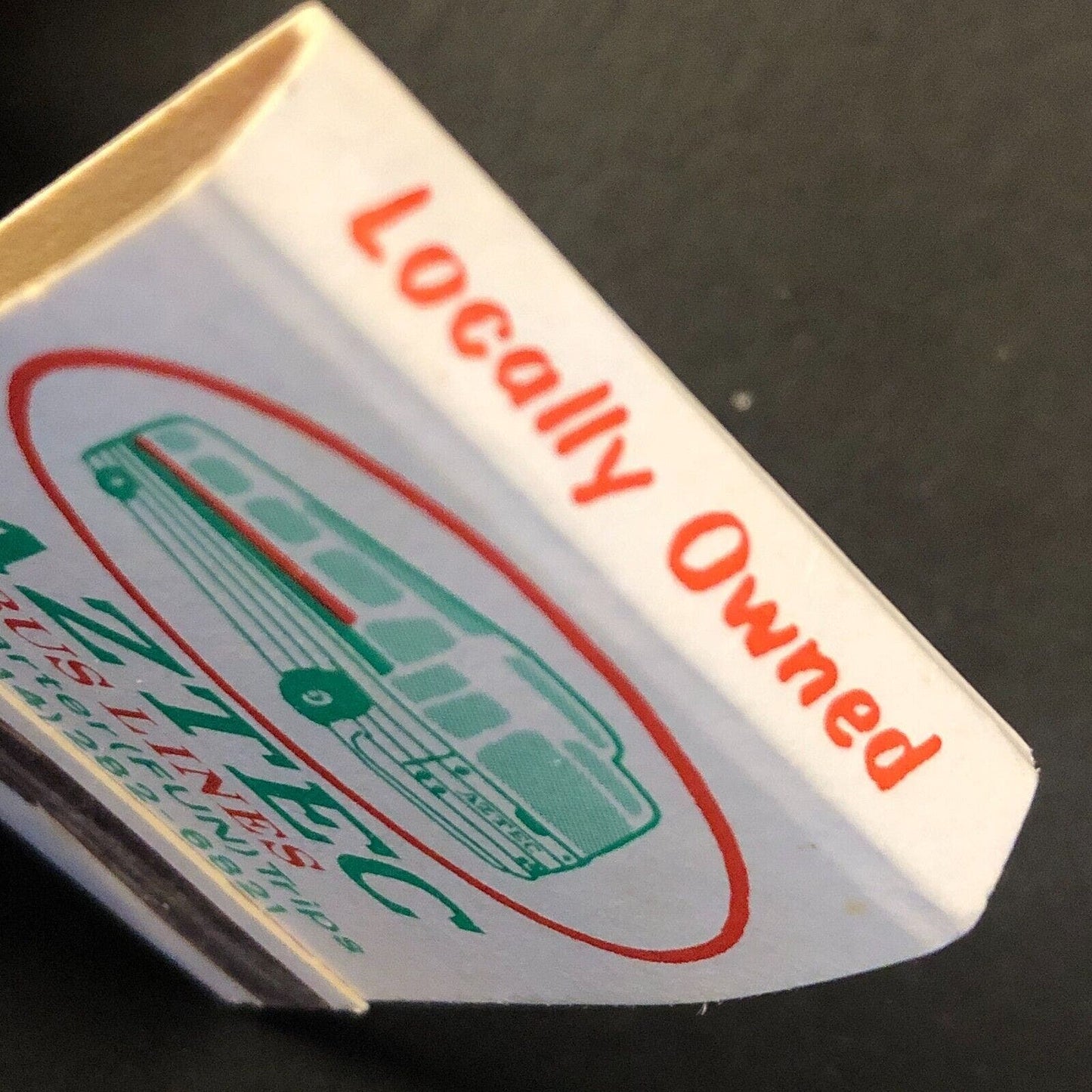 Aztec Bus Lines "Disney Express" Mostly Full (-3) Vintage Matchbook c1960's-73