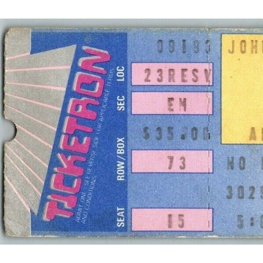 Human Rights Now! Concert Ticket JFK Stadium Philadelphia PA Unused 9/19/88