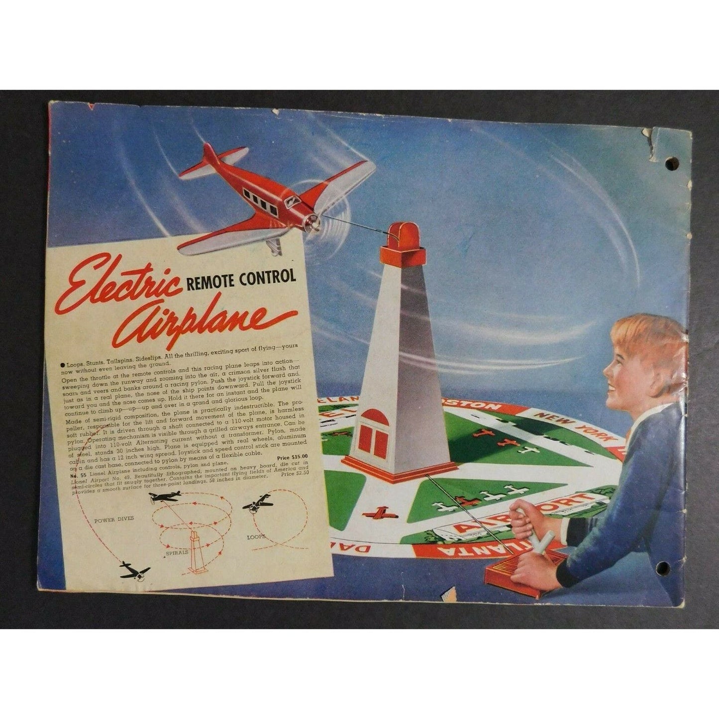 Scarce Original 1937 Lionel Electric Trains Catalog 46 pg. VGC Gary Nelson Coll.