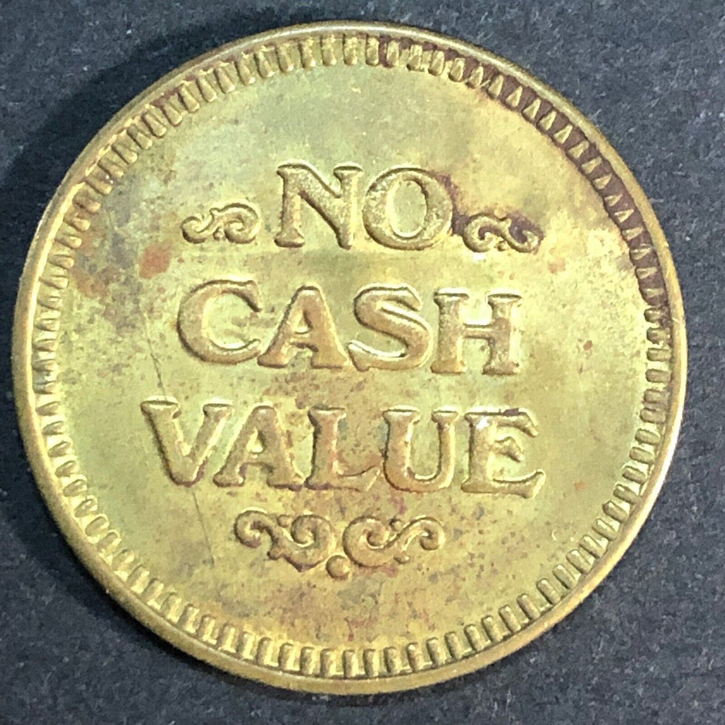 Ice Polar Bear Sitting on Ice Cube No Cash Value Vintage Vending Token 25mm