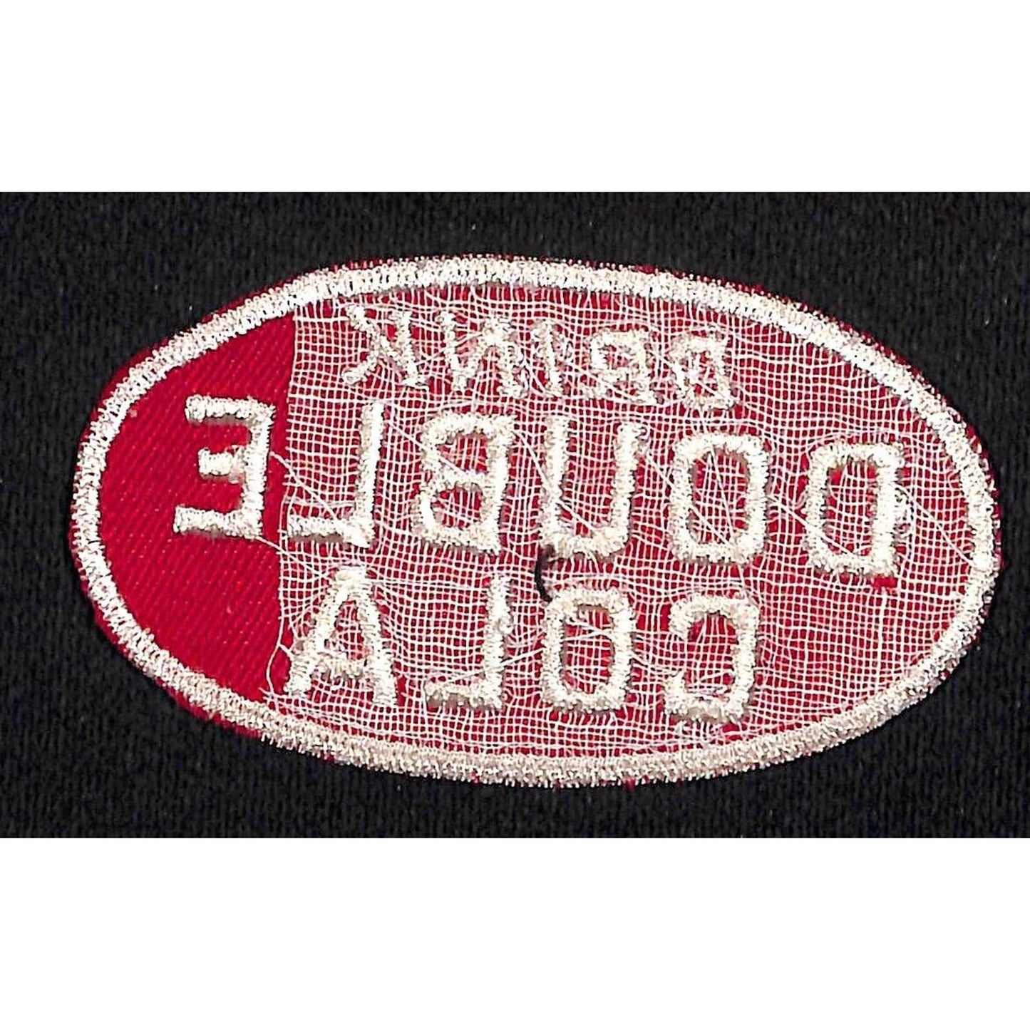 Double Cola Embroidered Soda Patch c1940's-50's - VGC Scarce