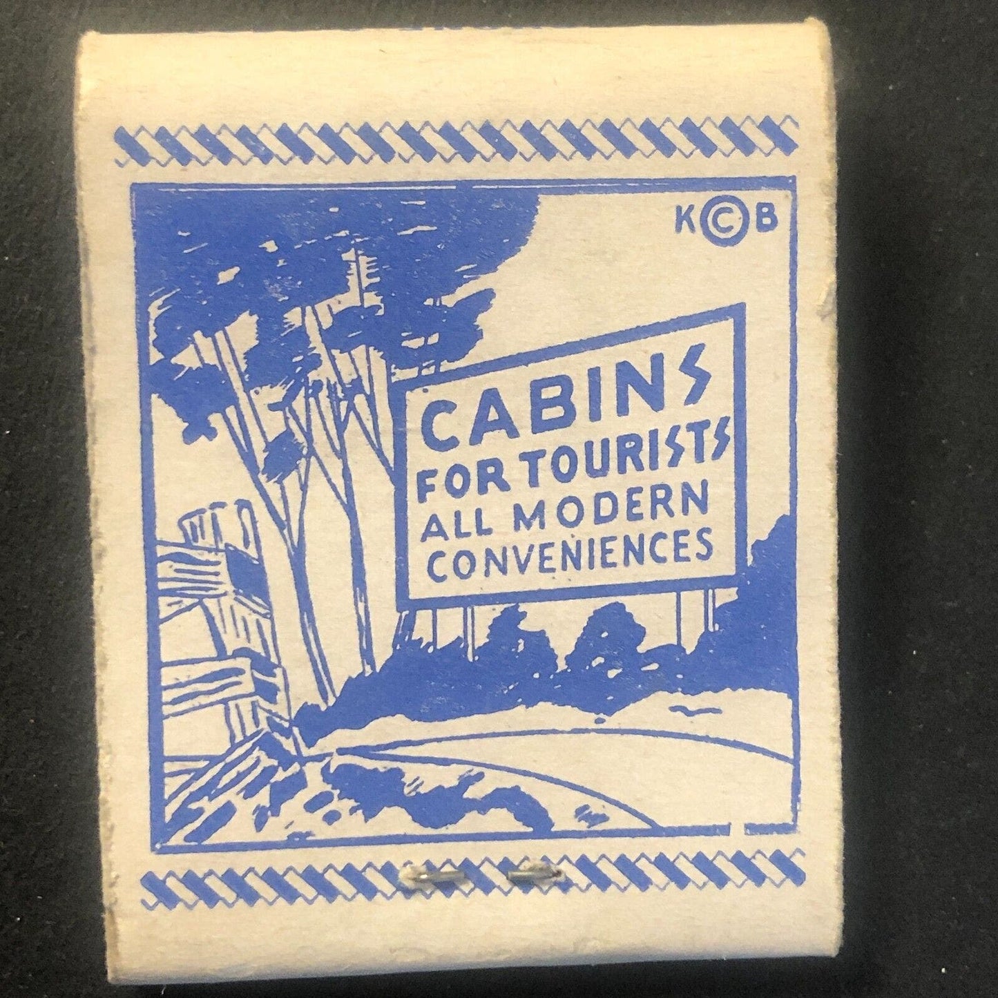 Air Base Motor Court South of Jacksonville FL Vintage Matchbook c1940's Scarce