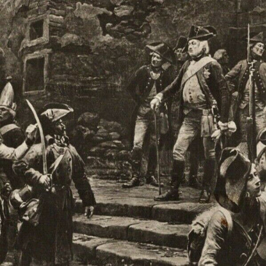 c1914 Russian / French Military Postcard - Group of Troops Gather - A. Lepyuz ?