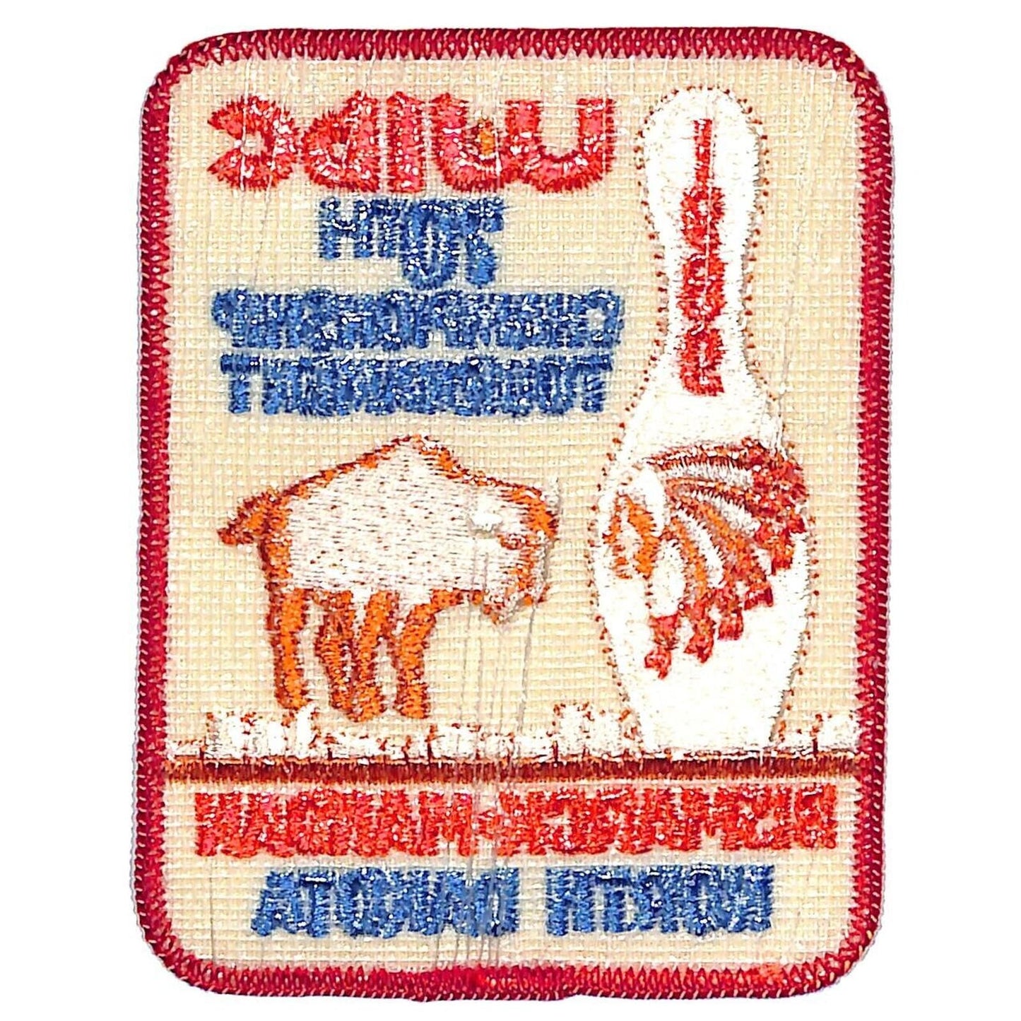 1989 Bismarck-Mandan 70th Championship Tournament WIBC Embroidered Bowling Patch