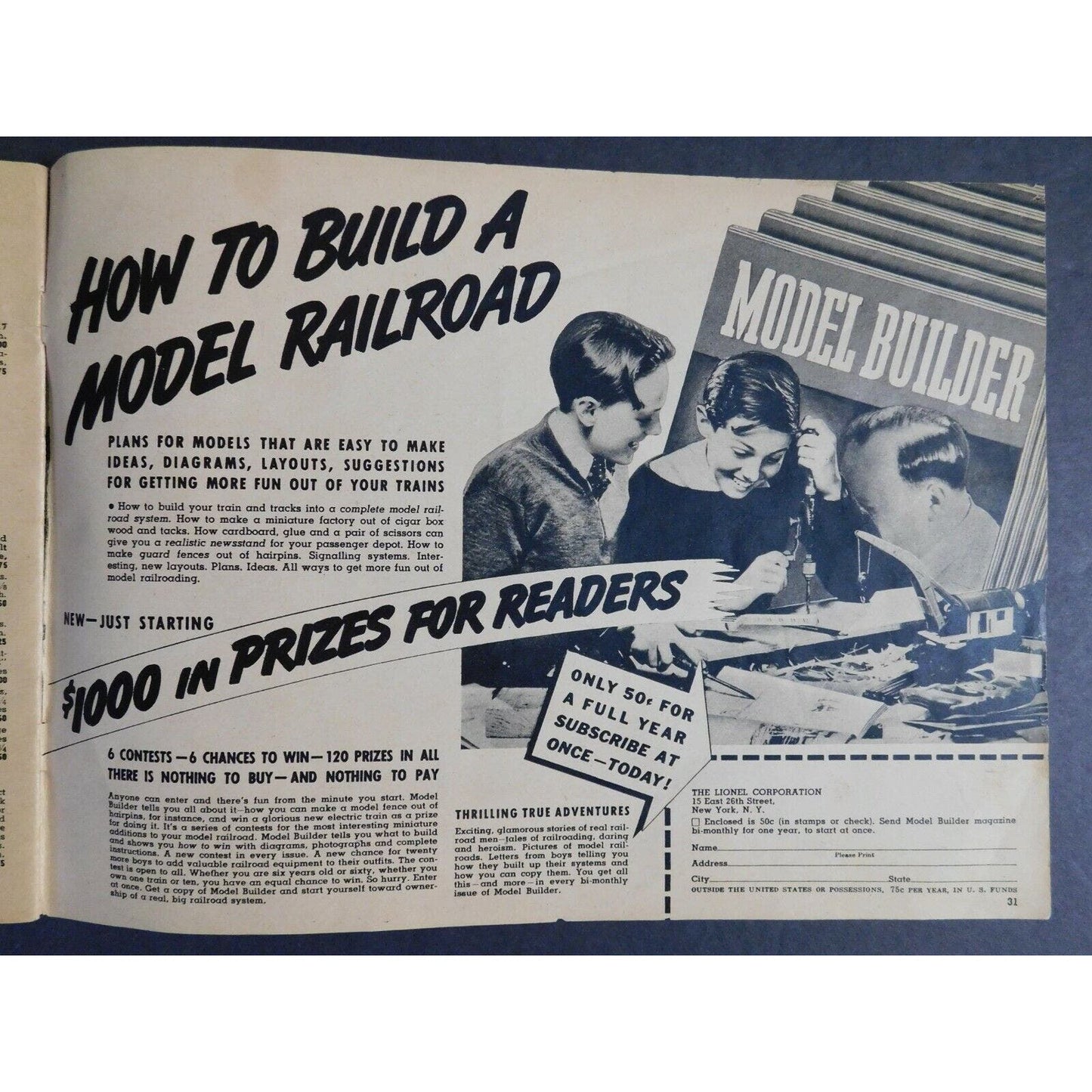 Scarce Original 1938 Lionel Electric Trains Catalog 30 pgs. Gary Nelson Coll.