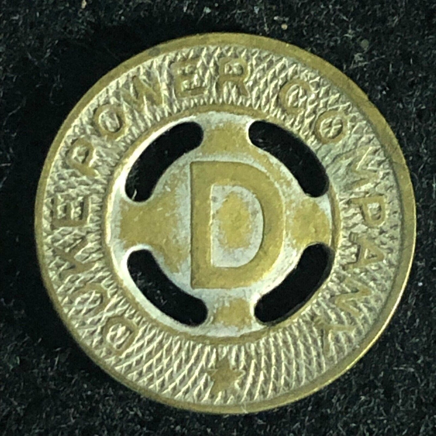 Duke Power Company (Durham, NC) G/F One Fare Transit Token 16mm Silver Plated?*