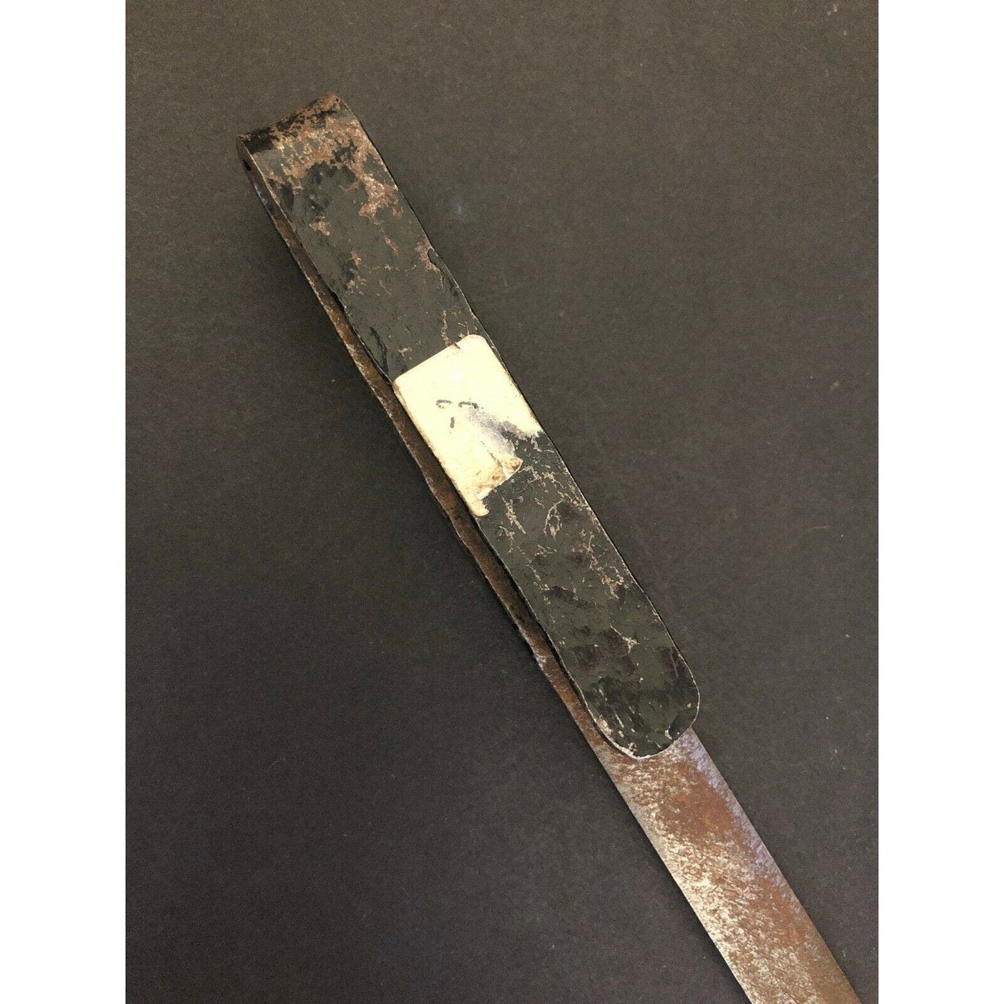 Vintage c1930's-40's 10" Painted Hammered "U" Handle Letter Opener