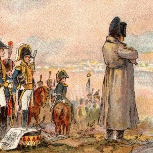 c1907-16 Russian Postcard Napoleon Waiting for Boyland Delegate"