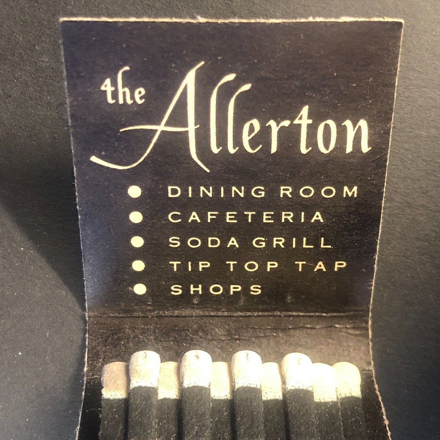 Allerton Hotel Chicago Vintage Mostly Full (-1) Matchbook c1940's-50's Scarce