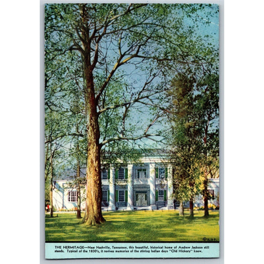 Hermitage Nashville, TN Noel Leaver Ink Blotter c1950's-60's