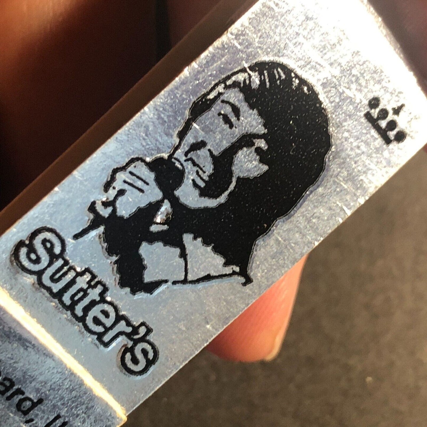 Sutter's (Sam Sutter King's Place) Lombard, IL Full Matchbook c1978-80's VGC