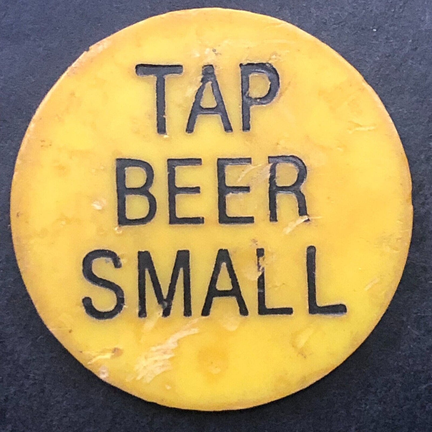 West Salem, WI Crazy Horse Saloon Plastic "Tap Beer Small" Token c1970's