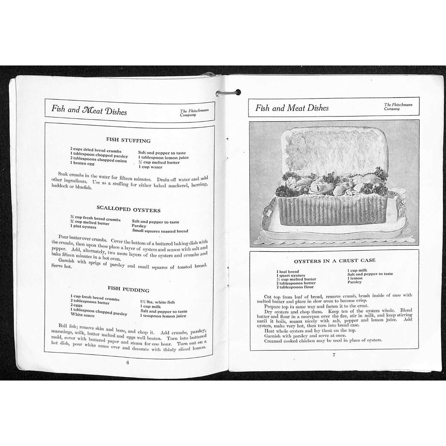 Scarce 1913 Fleischmann's "Good Things...Made with Bread" Recipe Booklet 22pp.