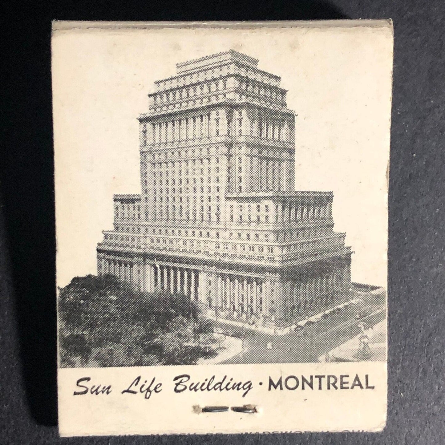 L. E. Miller Sun Life Insurance Los Angeles Matchbook c1950's-60's Full Scarce