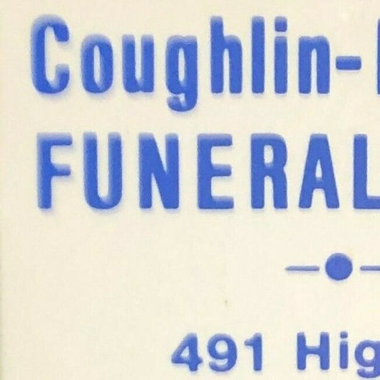 70's Full Matchbook Coughlin-Lastrina Funeral Home - Middletown, CT