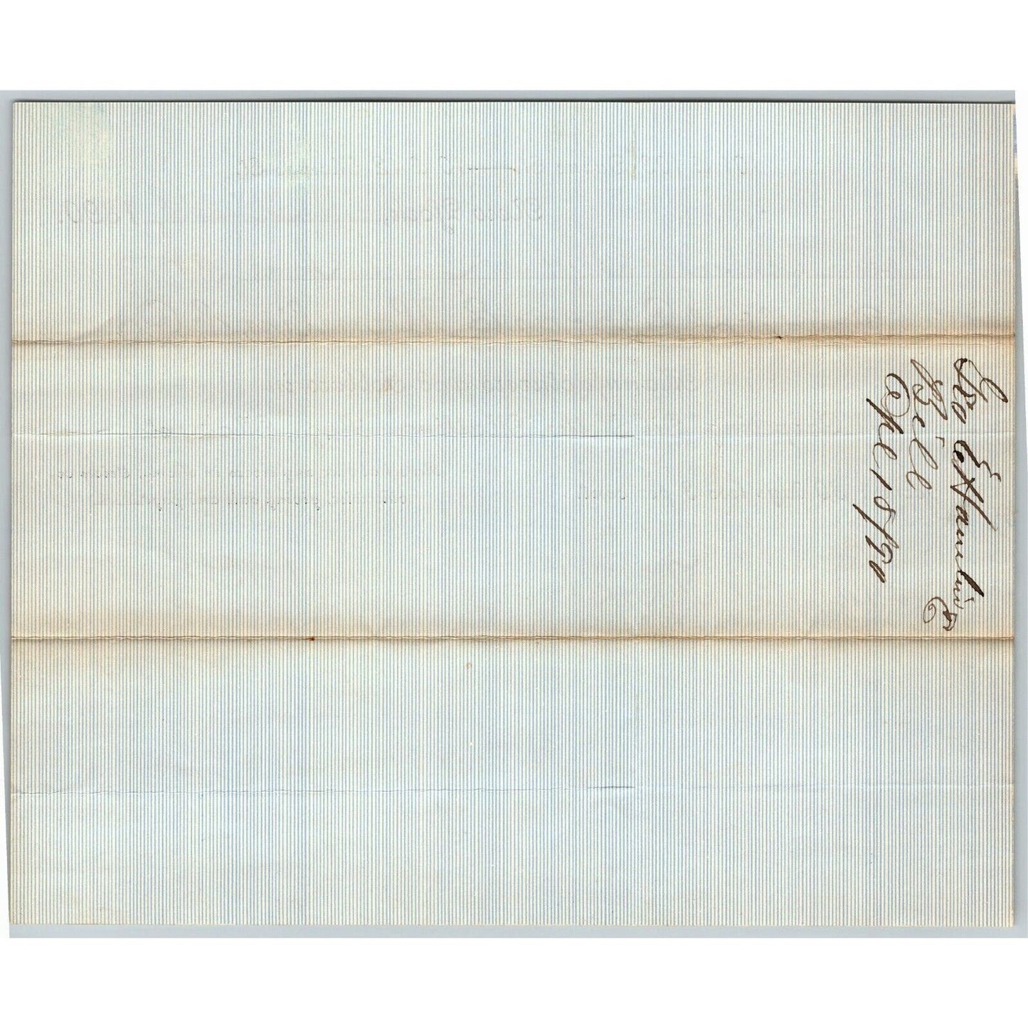 George E. Hamlin & Co. NY to Warner, Taylor & Curtis Sandy Hook Letterhead 1890