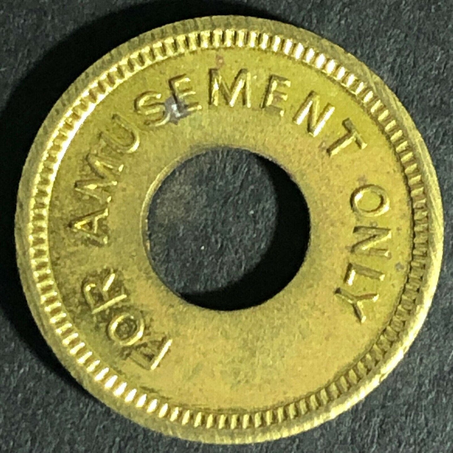 "For Amusement Only" "No Cash or Trade Value" Donut Token 18.9mm