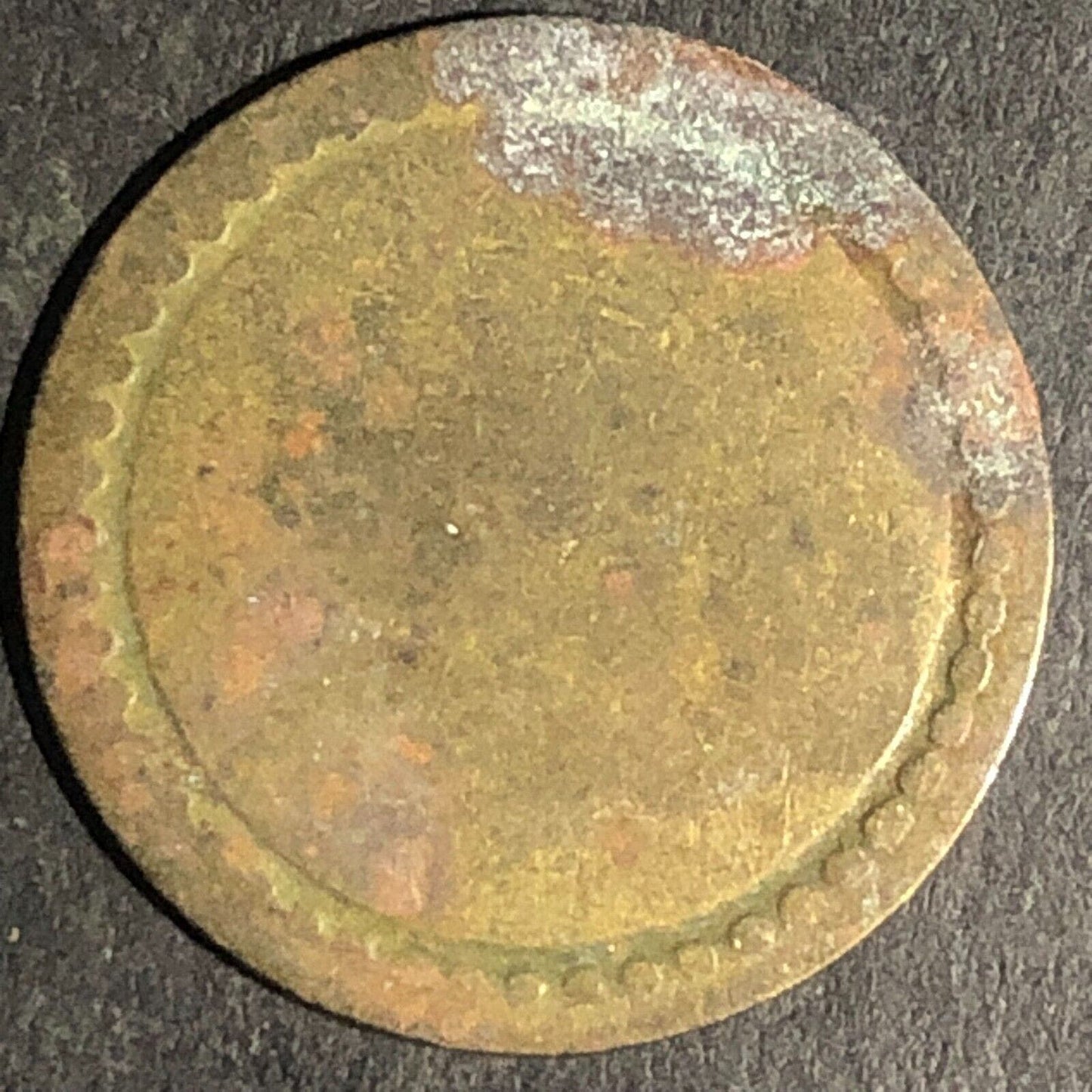 B.P. Co. (Bramble Packing Co. Cambridge, MD) Brass Token 21mm Scarce