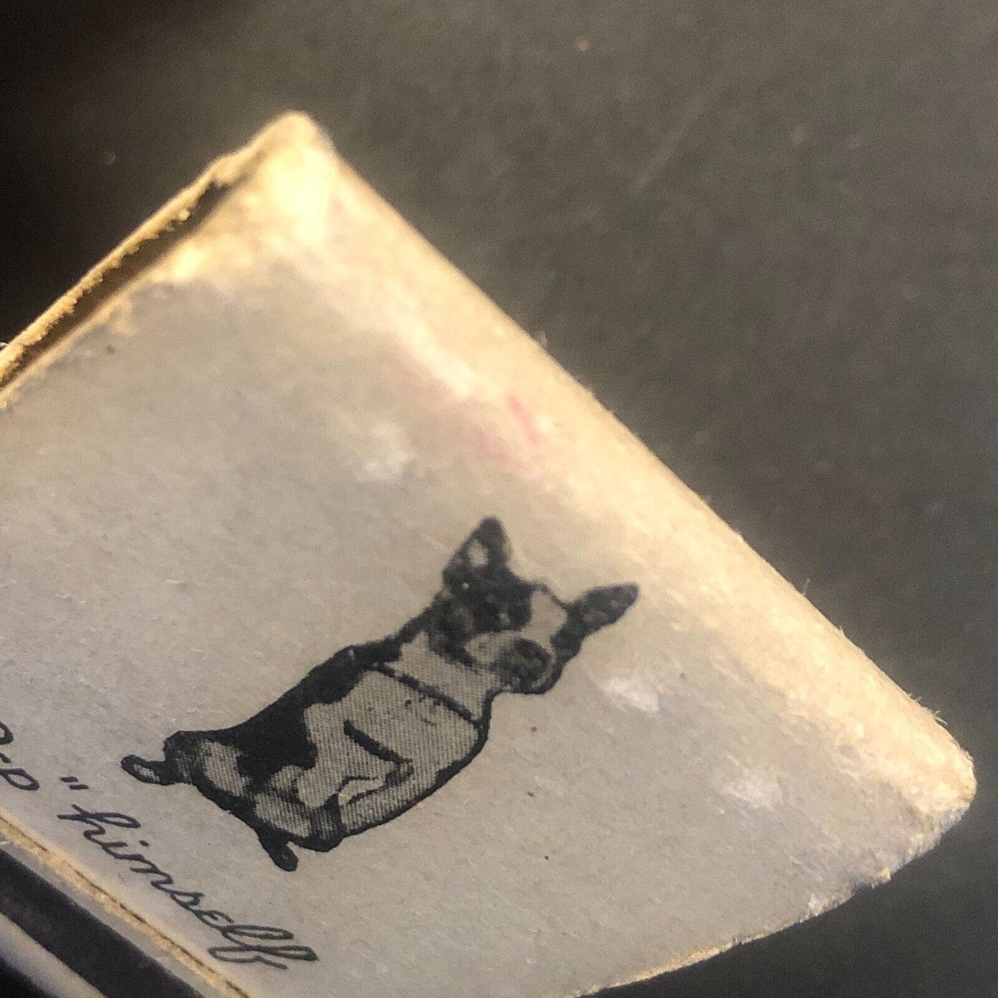 Hotel Vendome Evansville, IN Pep III Boston Terrier Dog Matchbook c1940's-50's
