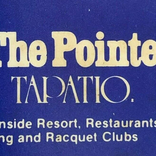 c1980's-90's Wooden Matchboxes / Matchbooks - "The Pointe Tapatio" Phoenix, AZ