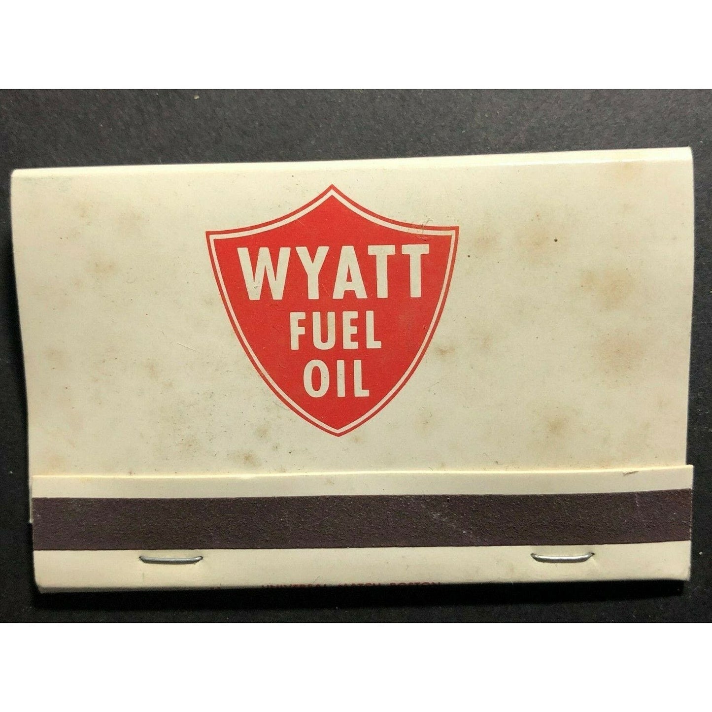 c1960's-70's Vintage Full 40 Strike Matchbook Wyatt Fuel Oil New Haven, CONN